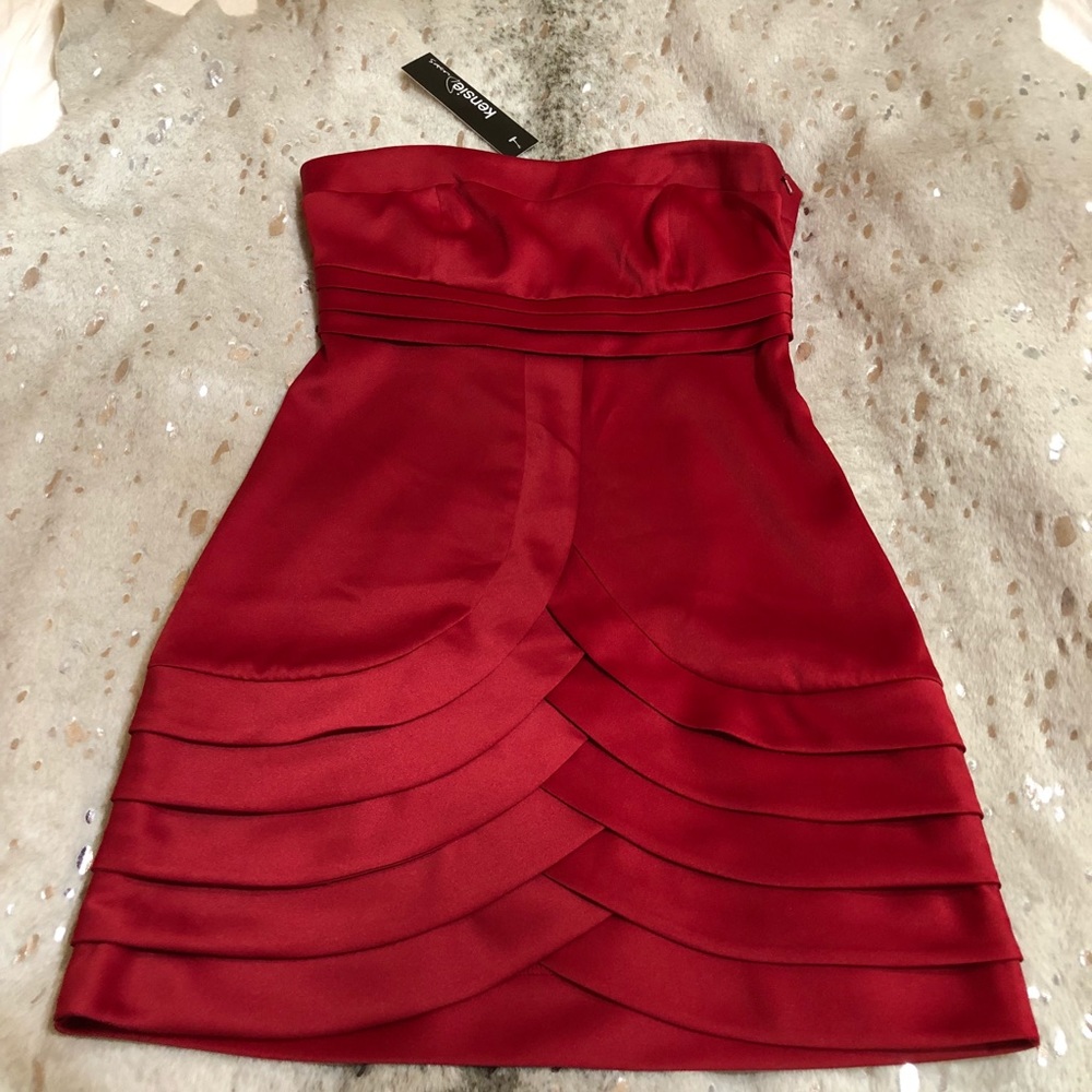 NWT Kensie Strapless Dress